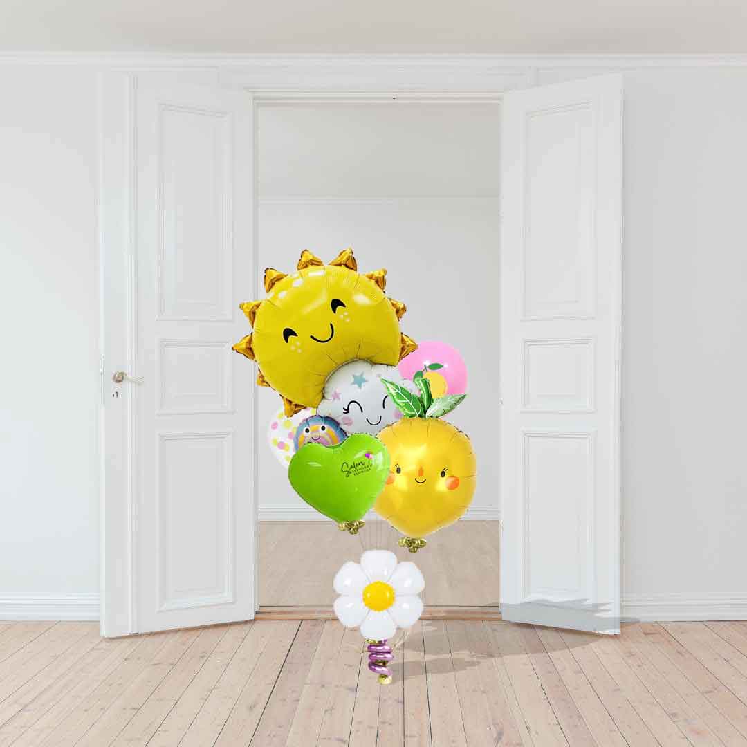 Sunny Lemonade Helium Balloon Bouquet