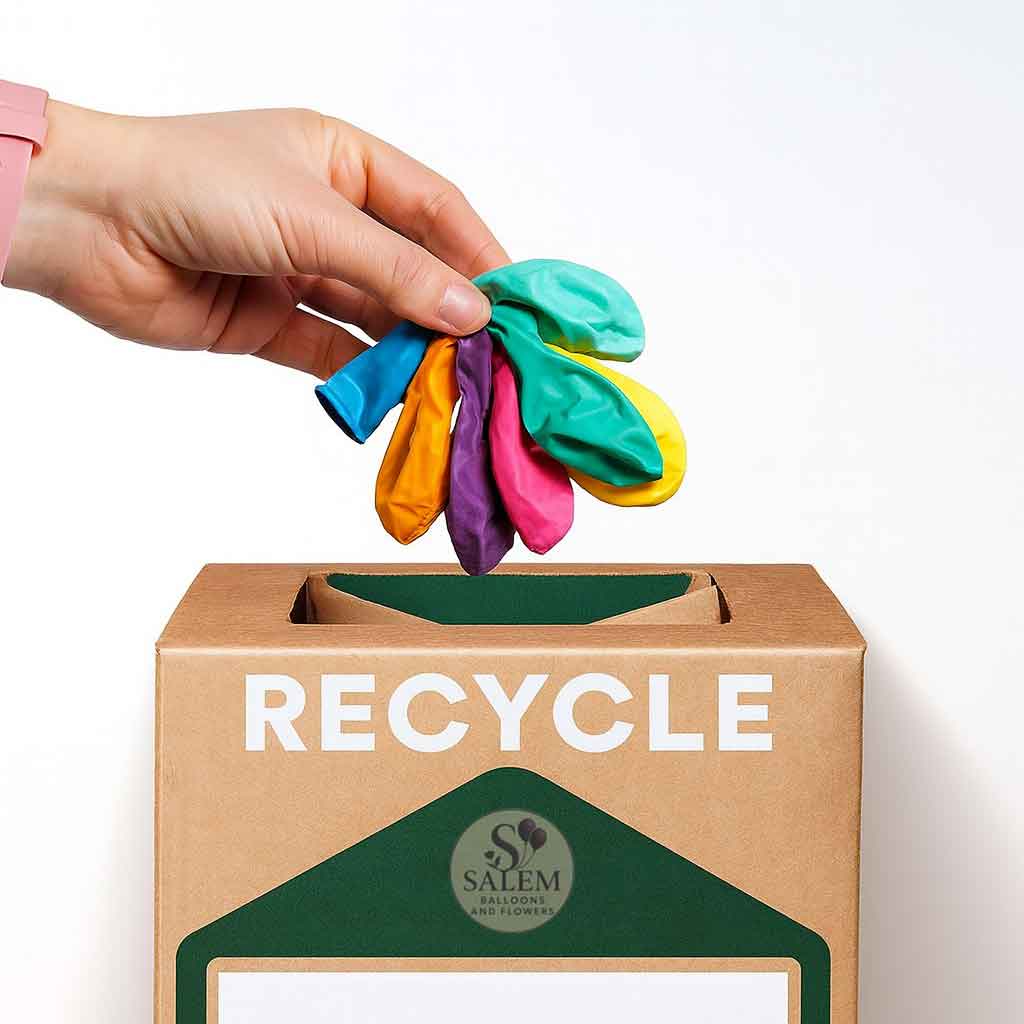 Sustainable Balloon Décor.  🌍🎈 Salem Balloons & Flowers