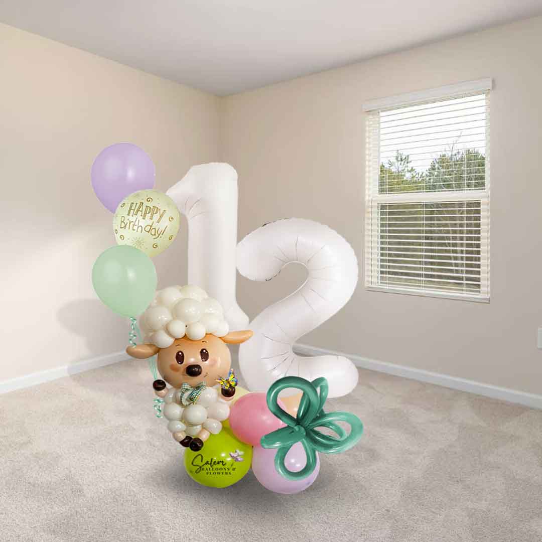 Counting Sheep Number Balloon Bouquet