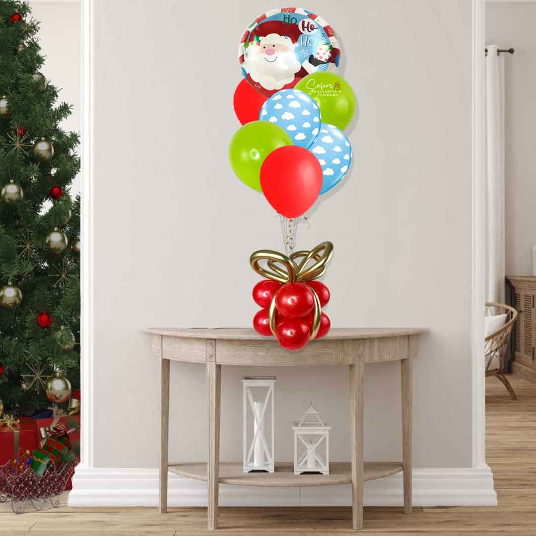 Ho Ho Ho Santa Balloon Bouquet