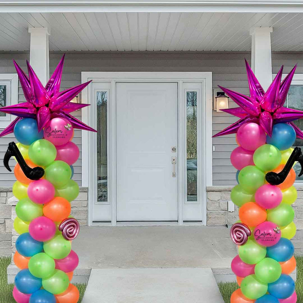 Starburst Psychedelic Balloon Column