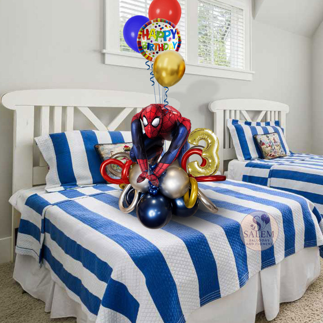 A Hero Takeoff balloon arrangement