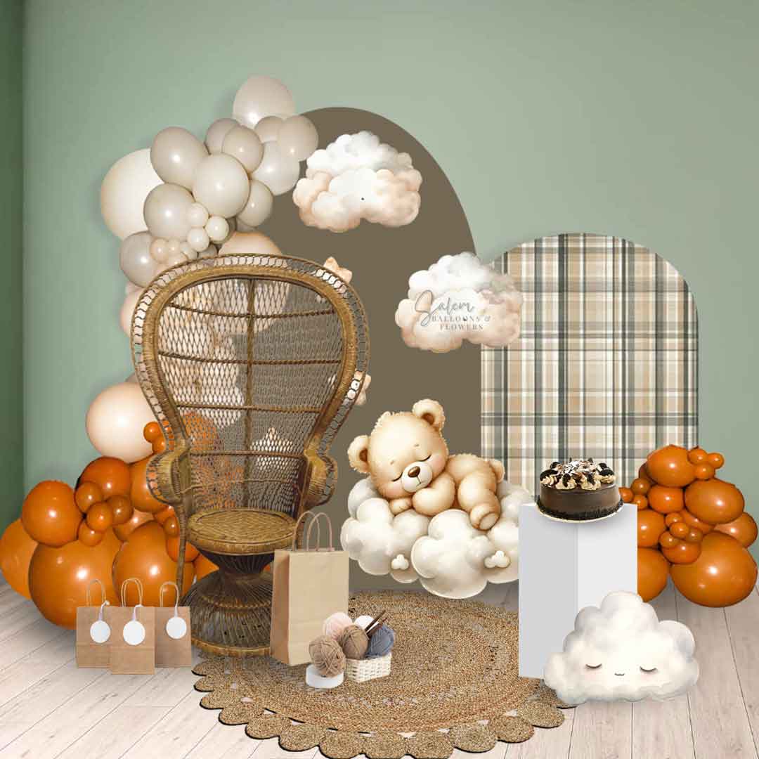 Nap Time Teddy Bear. Balloon Décor