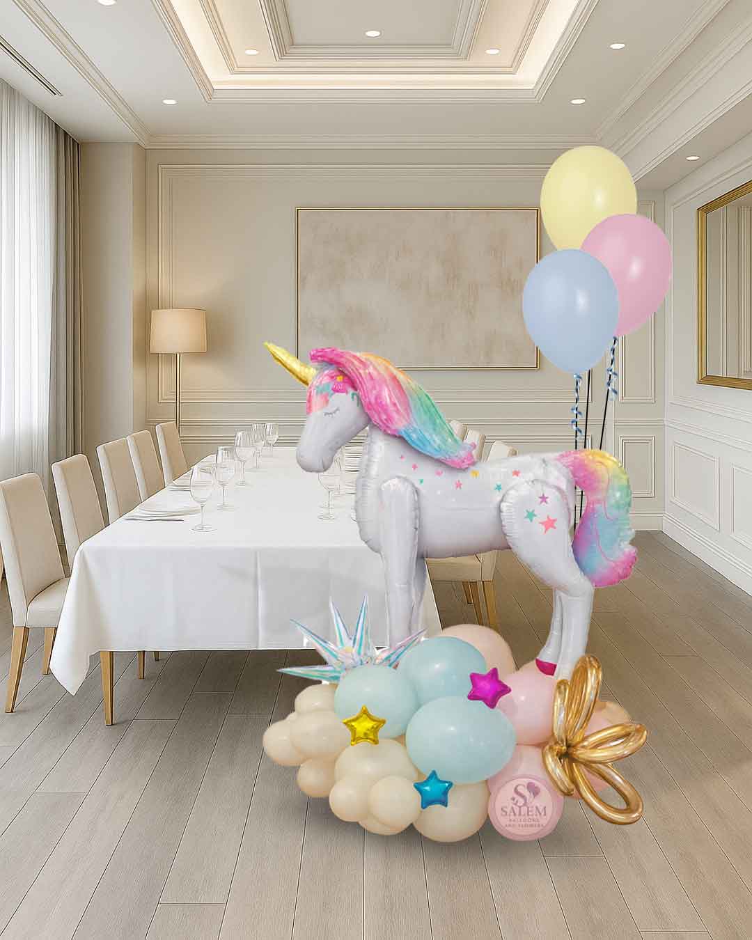 Twinkle Star Unicorn Balloon Arrangement
