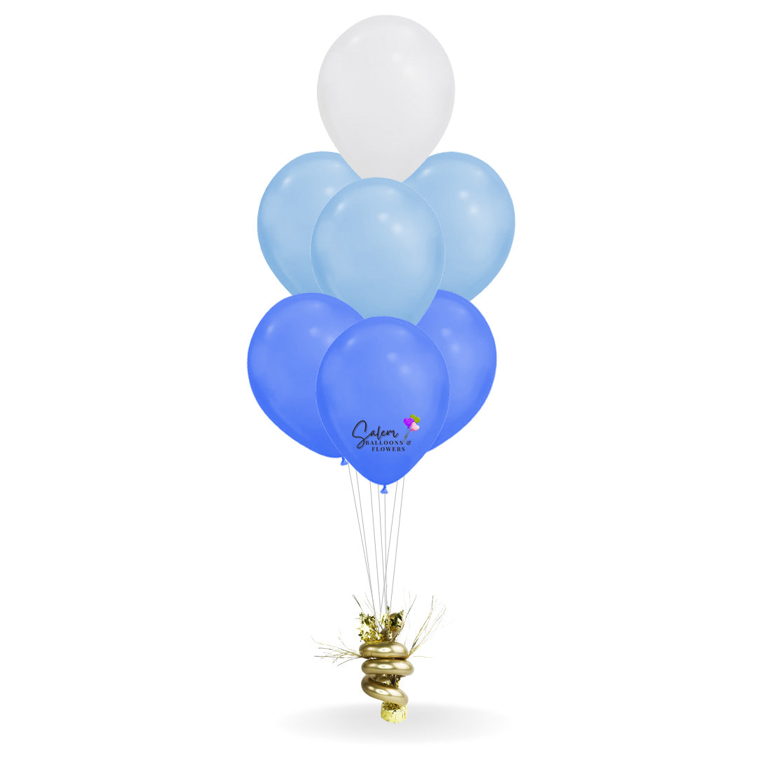 BALLOON BOUQUET CENTERPIECE (3 Sets of 7 helium balloons ea.)
